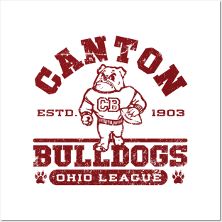 Canton Bulldogs Football Posters and Art